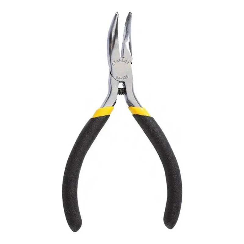 stanley 84126 8 mini bent nose plier precision tool for small jobs