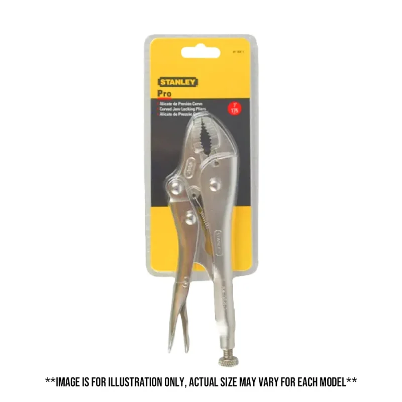 stanley curved locking pliers high quality grip tools