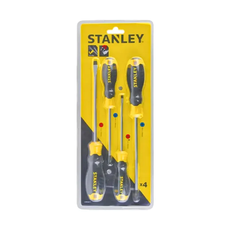 stanley cushion grip 4 piece screwdriver set 65199 8 66671