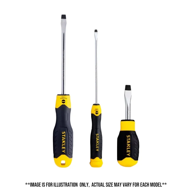 stanley cushion grip screwdriver set multi size