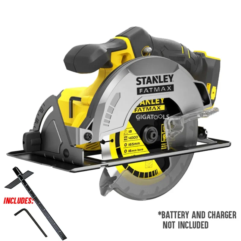 stanley fatmax 20v cordless circular saw 165mm bare tool