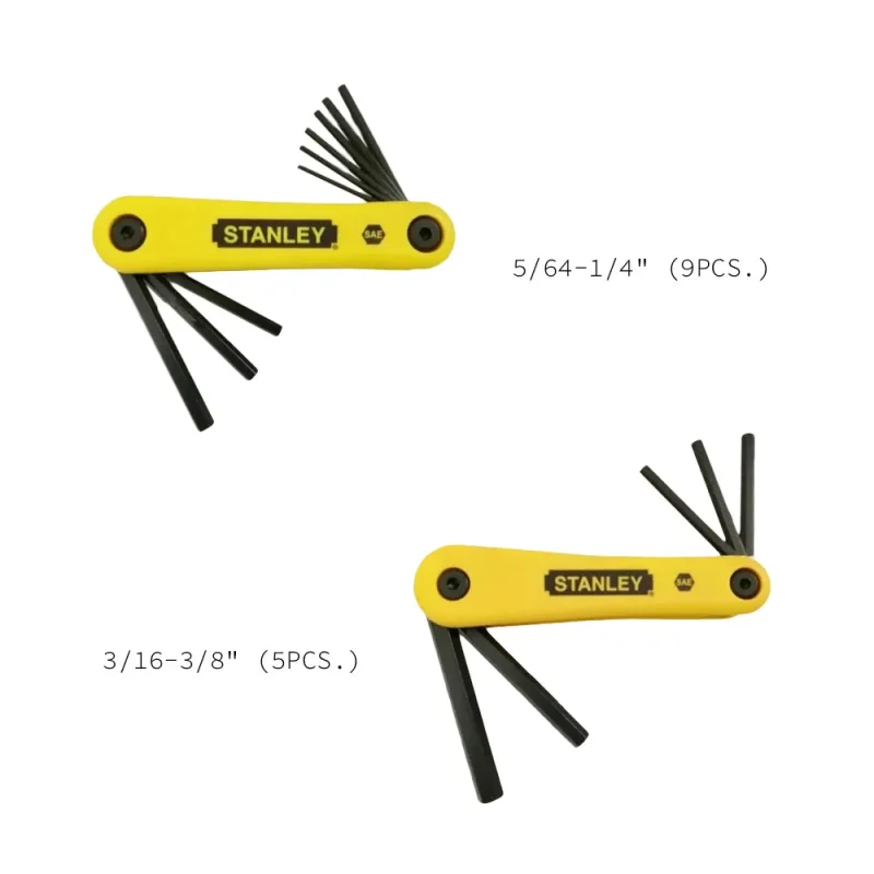 stanley folding hex key set 69 259 69 260