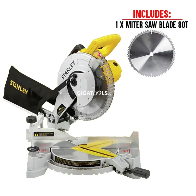 stanley sm16 1650w 10 compound miter saw