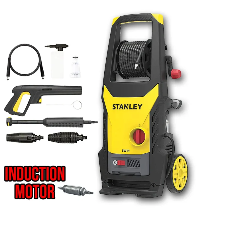 stanley sw19 1900w induction pressure washer premium 130bar model