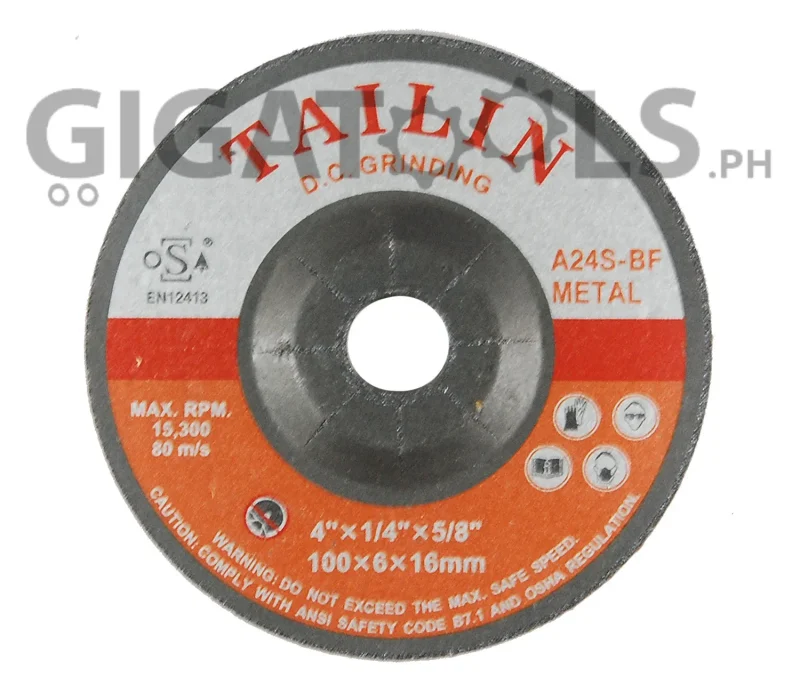 tailin 4 a24s grinding disc for steel