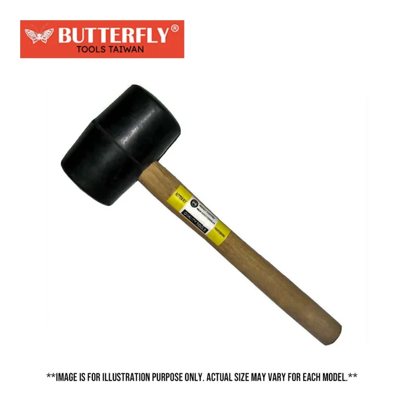 taiwan butterfly rubber mallet 350 high quality precision tool