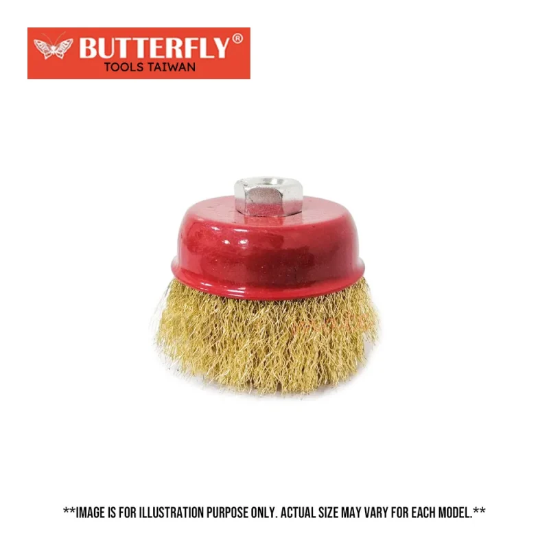 taiwan butterfly wire cup brush high quality easy cleaning tool