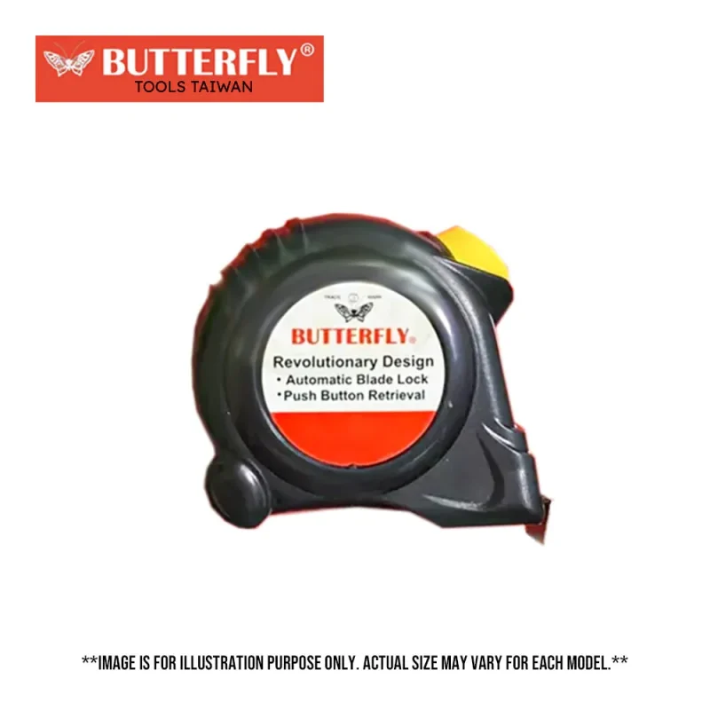 taiwan made butterfly steel tape measure