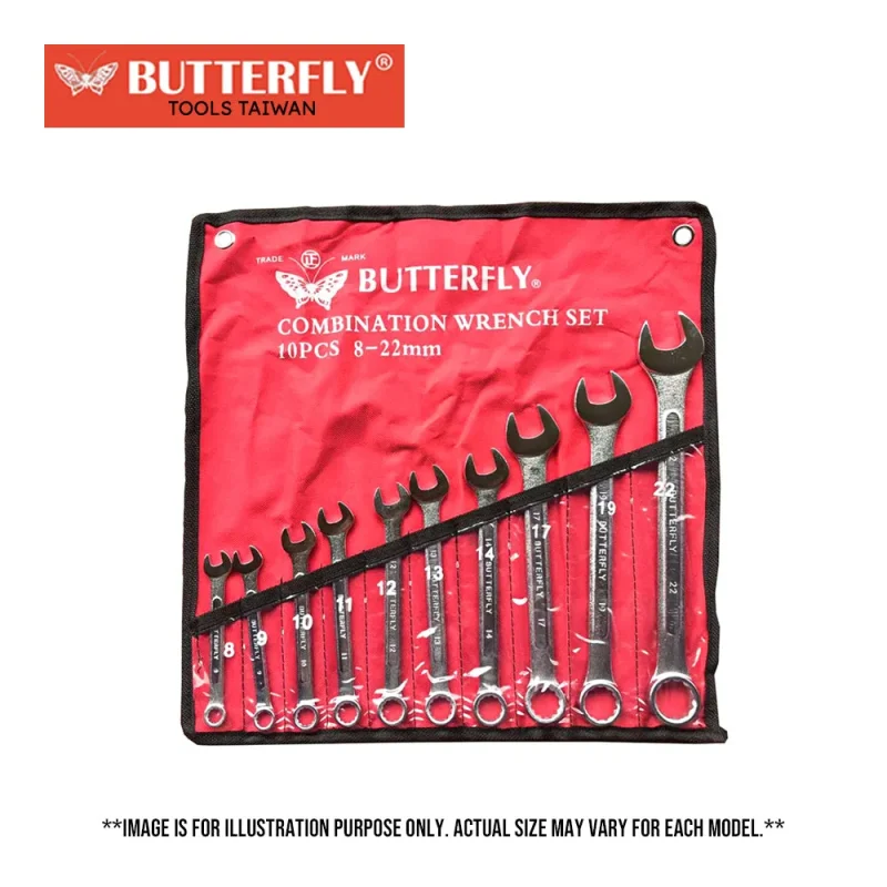 taiwan made butterfly wrench set high quality tool kit