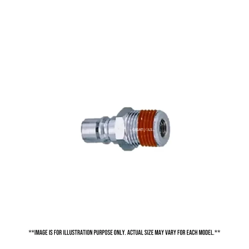 thb high flow male thread coupler plug pma quick connect