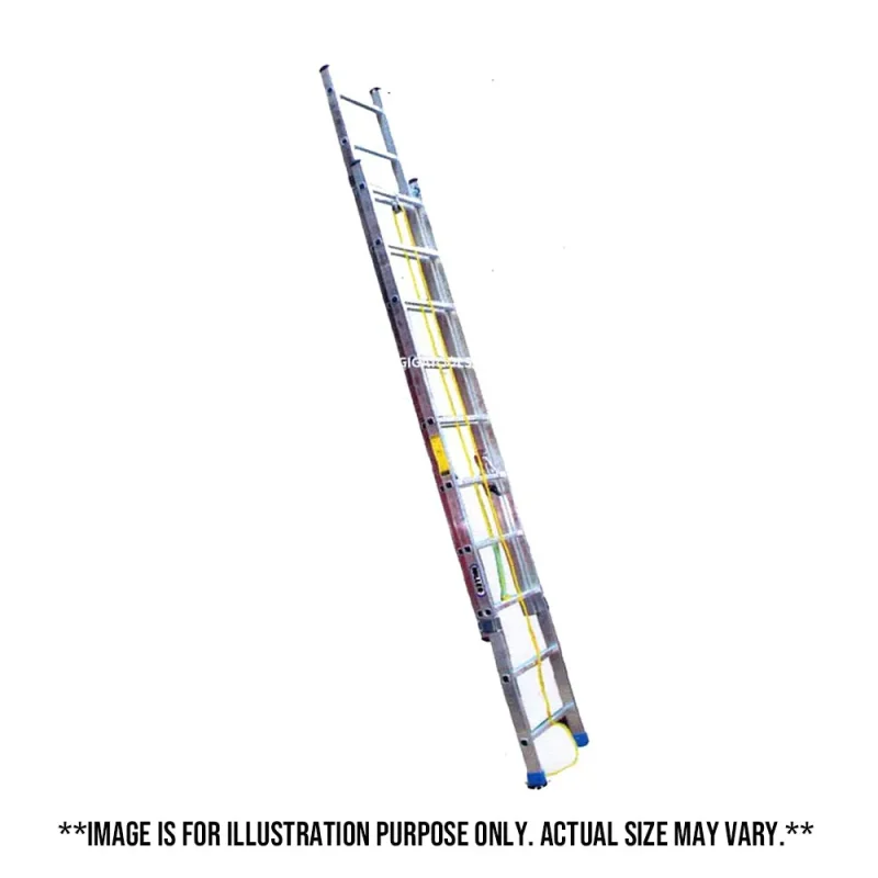 usa made miller aluminum extension ladder