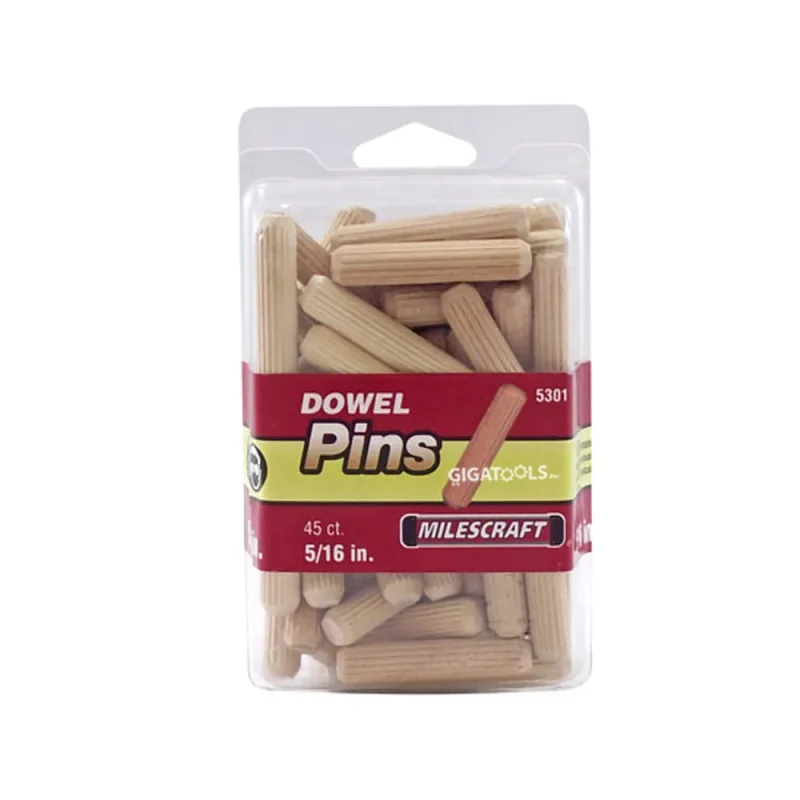 wooden dowel pins 5 16 5301 precision fluted